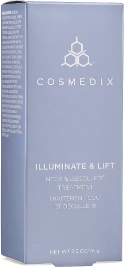 Cosmedix Illuminate And Lift -Skin Care Store Cosmedix illuminate and lift Neck and Decollete Treatment