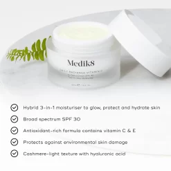 Medik8 Daily Radiance Vitamin C Cream -Skin Care Store Medik8DailyRadianceVitaminCCreamctetracreamspf30