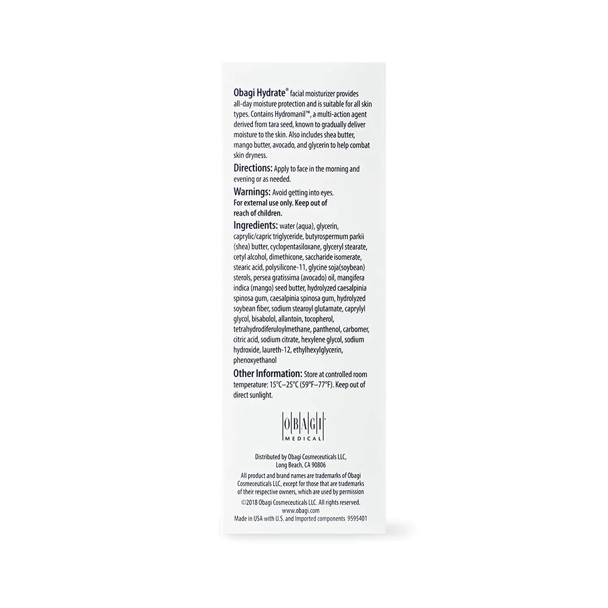Obagi Hydrate Facial Moisturiser 2 Obagi Hydrate Facial Moisturiser - Image 2