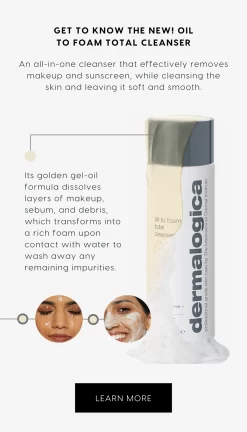 Dermalogica Oil To Foam Total Cleanser -Skin Care Store dermalogica oil to foam cleanser 250ml